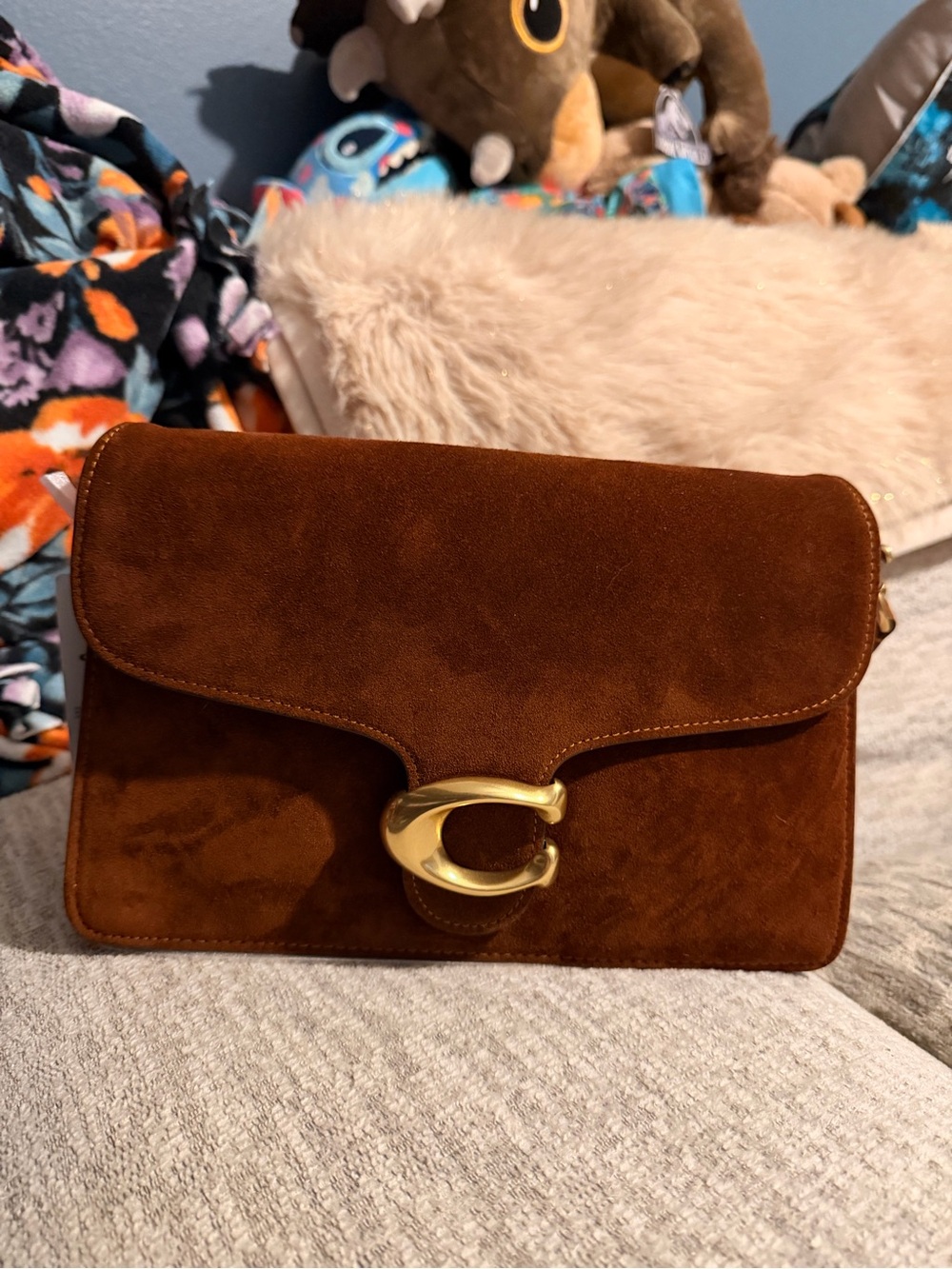 Coach Suede Tabby